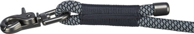 Trixie Soft Seilhund Leine verstellbar schwarz grau