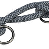 Trixie Soft Seilhund Leine verstellbar schwarz grau