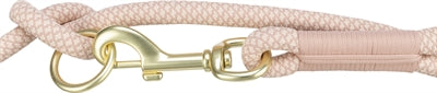Trixie Weiches Seilhund Leine verstellbar rosa hellrosa