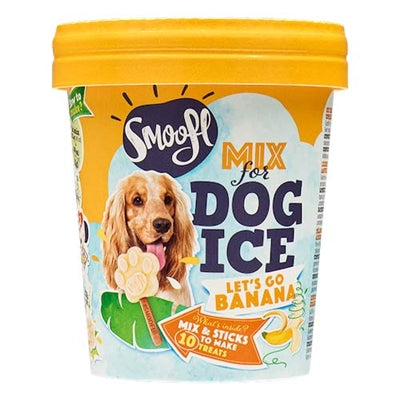 Smoofl Smoofl Eiscreme-Mix für Hunde Banane