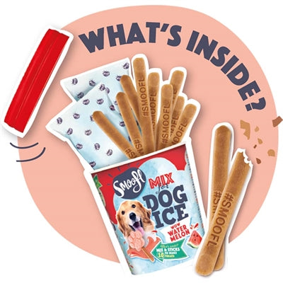Smoofl Smoofl Eiscreme-Mix für Hunde Wassermelone