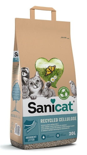 Sanicat recycelte Cellulosepellets