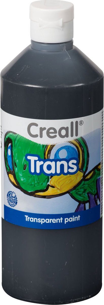 Creall Transparent Paint Black, 500 ml