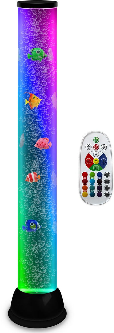Partyfunlights – XXL-Angellampe mit Blasen 80 cm – Farbwechsel – funktioniert mit einem USB-Adapter – inkl. USB-Kabel