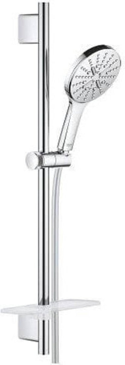 Grohe Rainshower Smartactive 130 Duschstangenset – 90 cm – mit Seifenschale – Chrom – 26548000