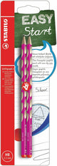 Stabilo easygraph s hb Rechtshänder-Graphitstifte rosa - 2 Stk.