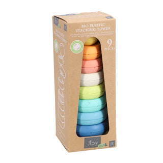 Mlitoys Mlitoys Bioplastik-Stapel-Turm 9-teilig