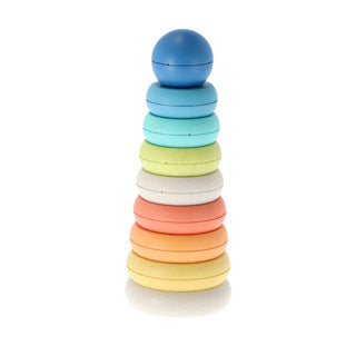 Mlitoys Mlitoys Bioplastik-Stapel-Turm 9-teilig