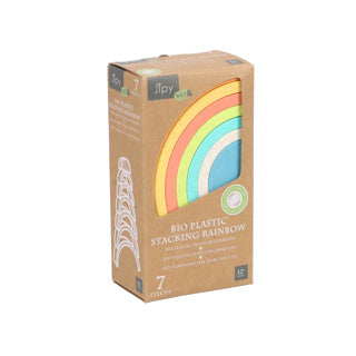 Mlitoys mlitoys Biokunststoff Stapel Regenbogen 7-teilig
