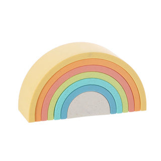 Mlitoys mlitoys Biokunststoff Stapel Regenbogen 7-teilig