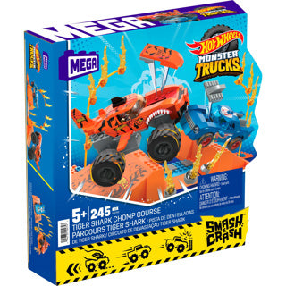 Mega Bloks Mega Hot Wheels Monster Trucks Tiger Shark Chomp -Kurs