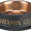 Trixie Be Nordic Feed Water Bin Edelstahl Gummi -Schwarz Bronze