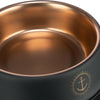 Trixie Be Nordic Feed Water Bin Edelstahl Gummi -Schwarz Bronze