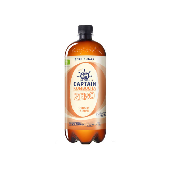 The Mutty Captain Kombucha Zero Ginger Lemon Bio (6x 1000ml) (Kugel)