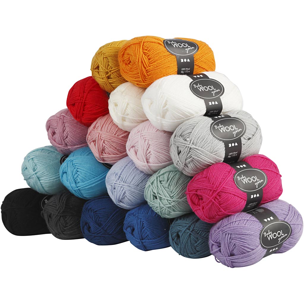 Creativ Company Babygarn, 20x50 gr 1 Box
