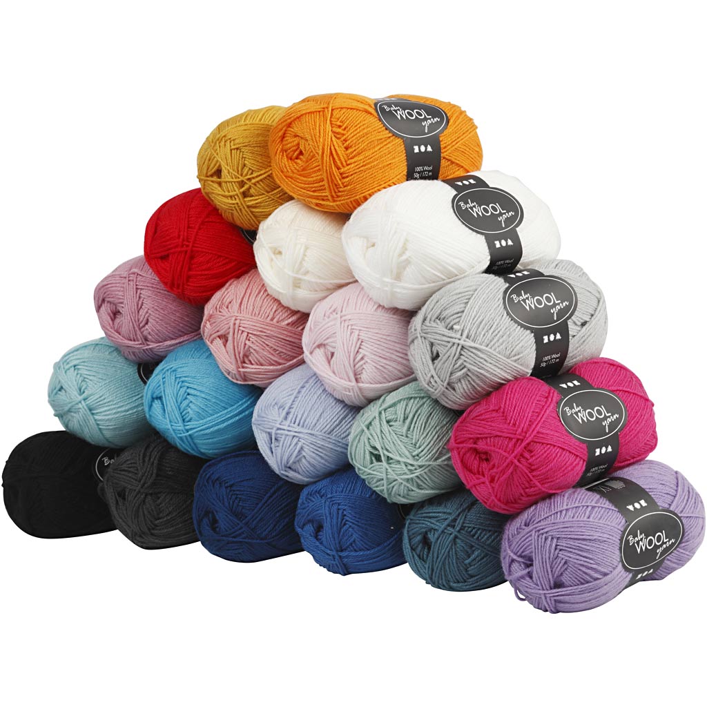 Creativ Company Babygarn, 20x50 gr 1 Box