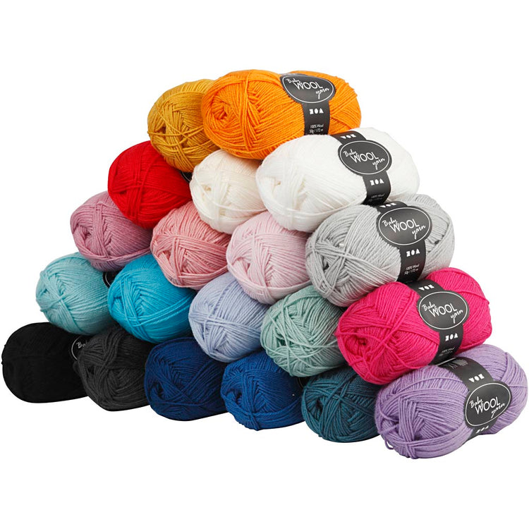 Creativ Company Babygarn, 20x50 gr 1 Box