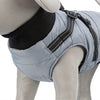 Trixie Hundemantel Pontis mit Geschirr grau