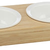 Trixie Food Eimer Water Bowl-Set Ceramic Bambus
