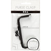 Creativ Company Geldbörsen-Schnallenset, Größe 10 cm, dunkles Metallic-Grau, 1 Stück