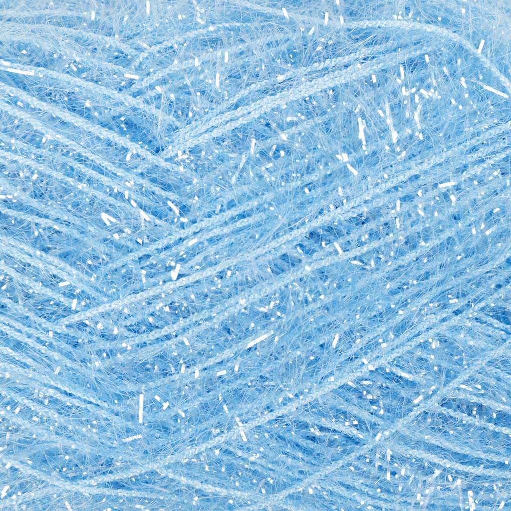 Creativ Company Schleifschwammgarn, L: 90 m, blau, 50 g 1 Knäuel