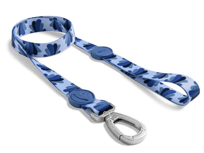 Morso Hund Leine recycelte Spritzer Blau