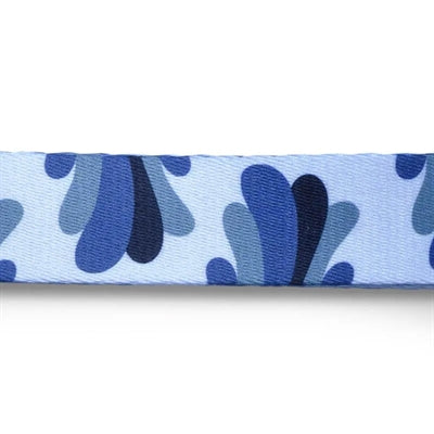 Morso Hund Leine recycelte Spritzer Blau
