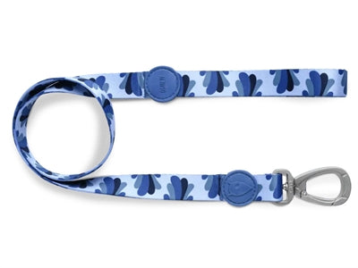 Morso Hund Leine recycelte Spritzer Blau