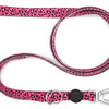Morso Hund Leinen einstellbare recycelte Blase Leo Pink