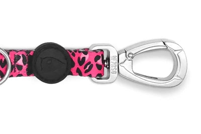 Morso Hund Leinen einstellbare recycelte Blase Leo Pink