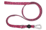 Morso Hund Leinen einstellbare recycelte Blase Leo Pink - afbeelding 1