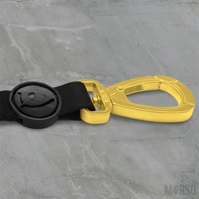 Morso Hund Leine recycelte Gold Kaviar Gold