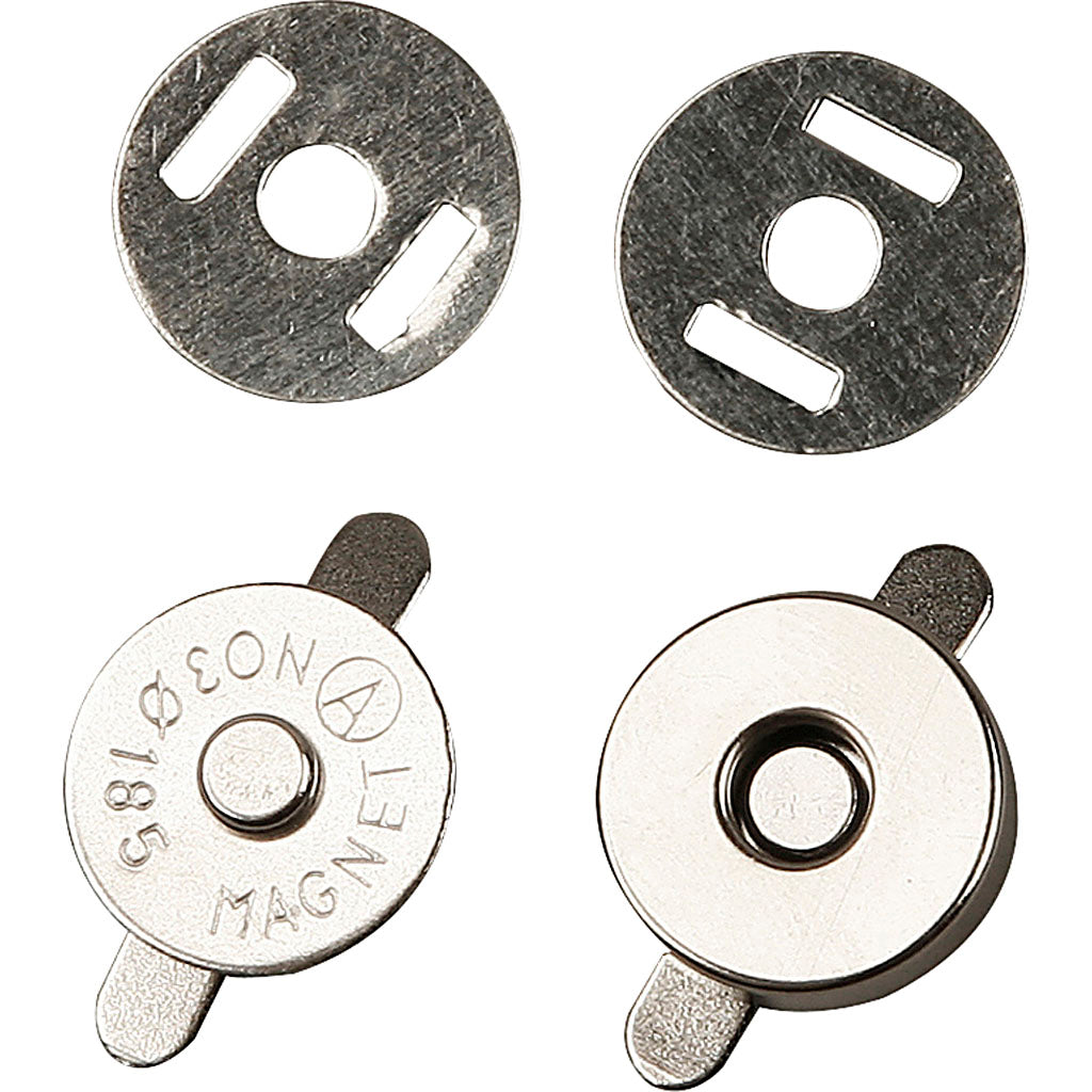 Creativ Company Magnetverschluss, D 18 mm, 25 Stück 1 Box