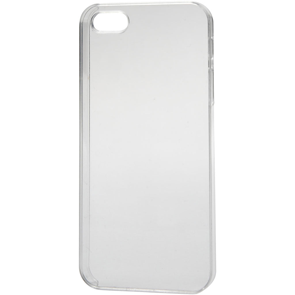 Creativ Company iPhone -Hoes, AFM 5 5s, Dim 6x12,5 cm, Dicke 10 mm, transparent, 1 Stück