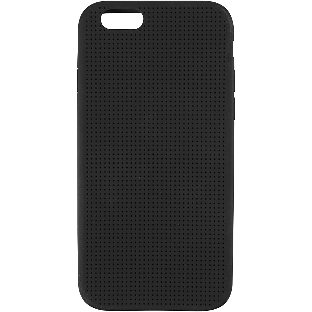 iPhone-Hülle mit Stickerei, Größe 6 6s, Größe 6,8 x 13,8 cm, Dicke 8 mm, schwarz, 1 Stück