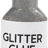 Kreativfirma Glitter Kleber Silber, 25ml