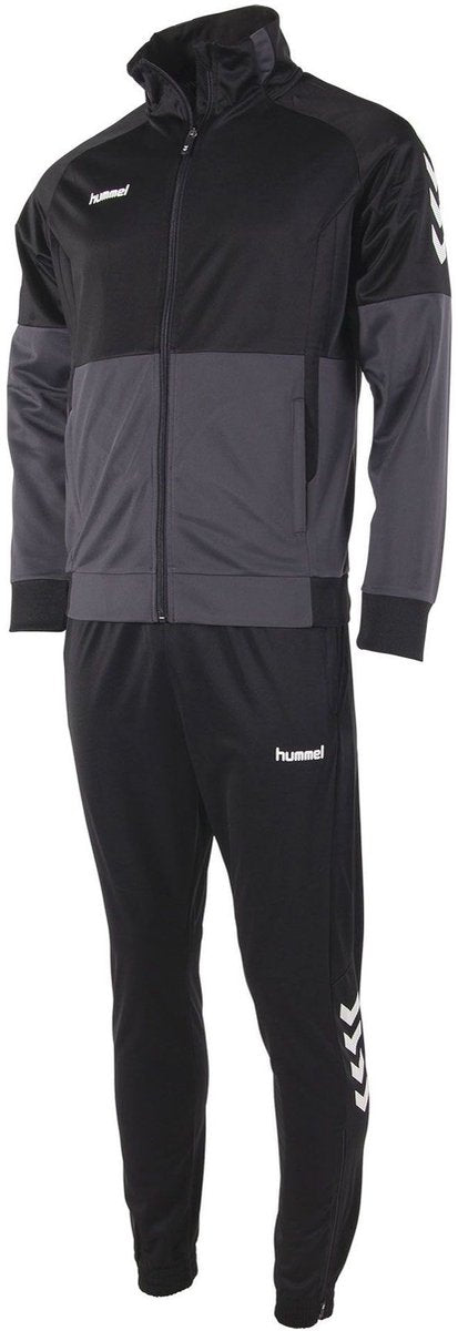 Hummel Authentic Polyester Anzug Kinder – Schwarz Anthrazit | Größe: 116