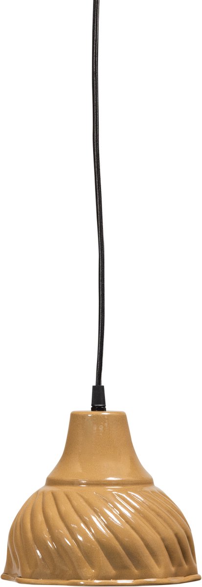 Woood Arleso Hängelampe – Metall – Honiggelb – 18 x 16 x 16 cm