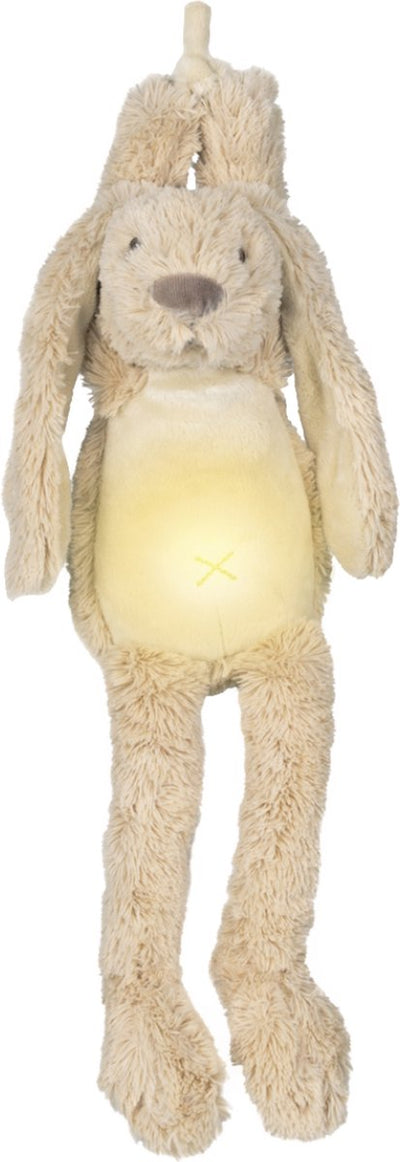 Happy Horse Rabbit Richie Nachtlicht mit beruhigenden Geräuschen 34 cm – Beige – Babygeschenk