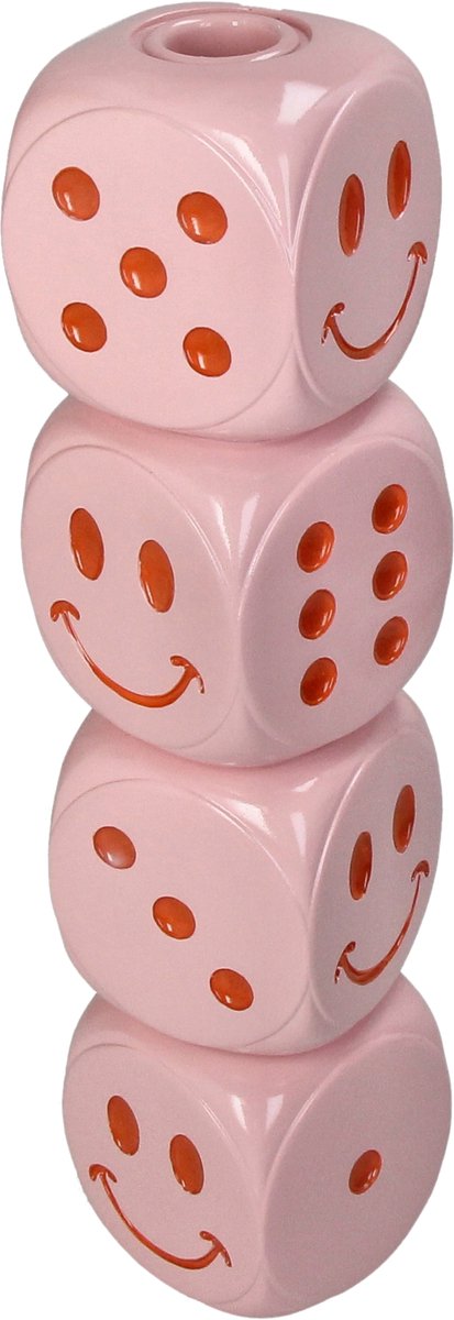 HD-Kerzenhalter aus Polyresin, 7,5 x 7,5 x 29,5 cm