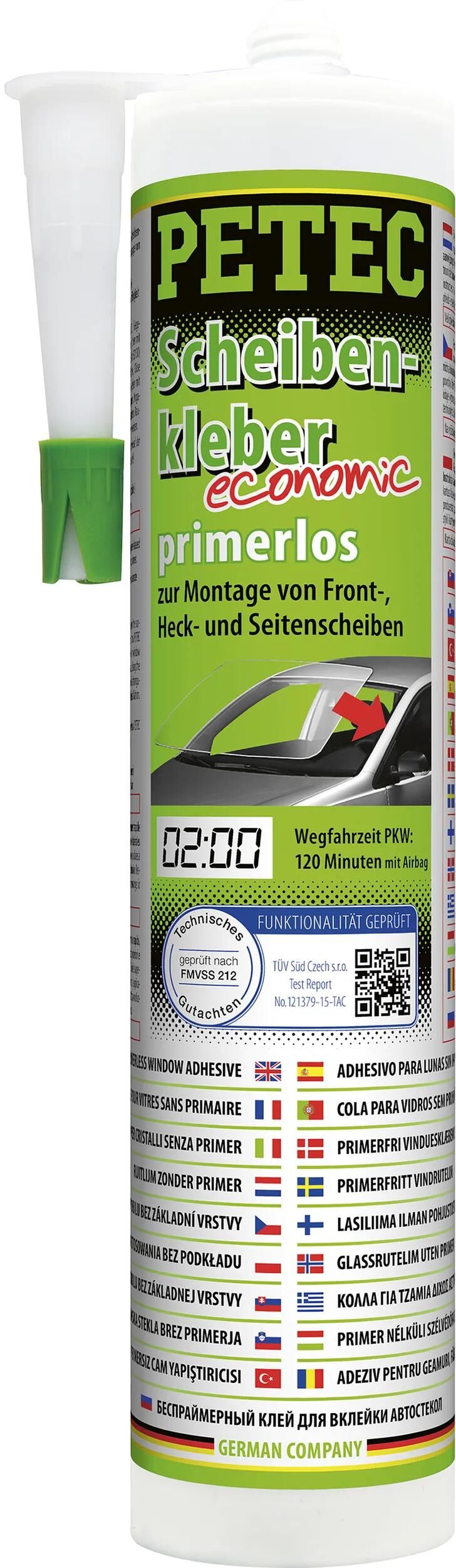 Petec 1k Fensterkleber primless, 290 ml