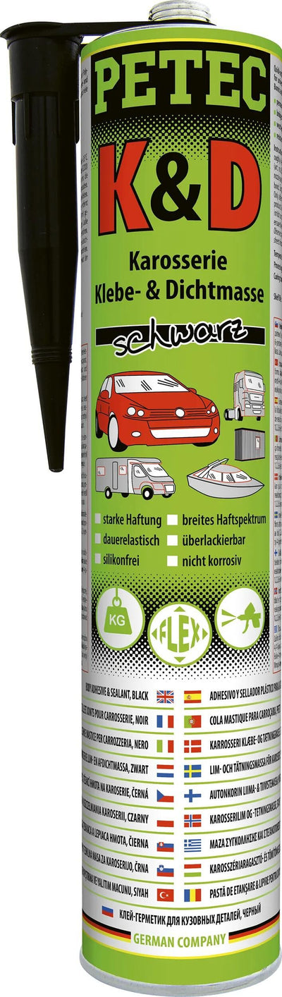 Petec Body Dichtmittel 310 ml schwarz