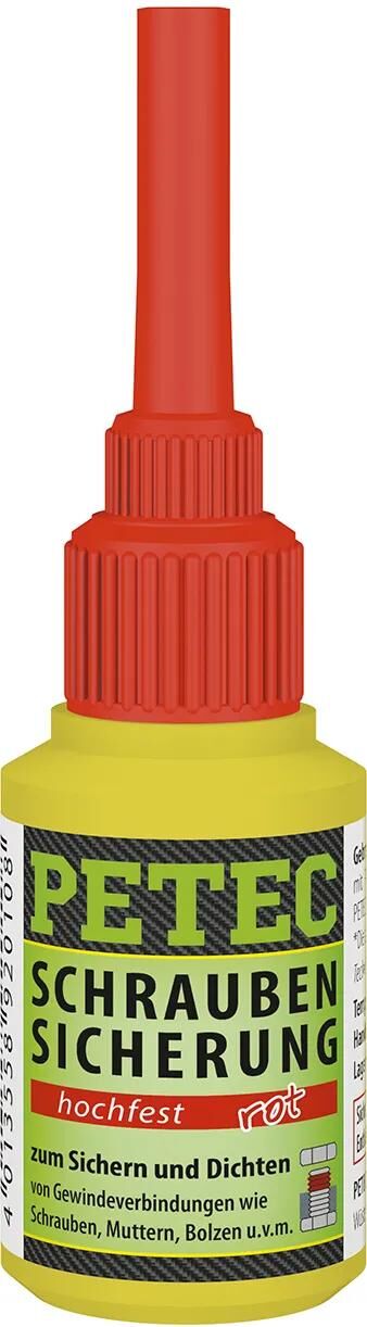 PETEC-Schraubenretention 10G hochfestes Rot
