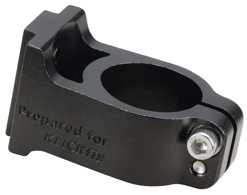 Klickfix Ball Head Tube Adapter Anschluss vor stamm sen