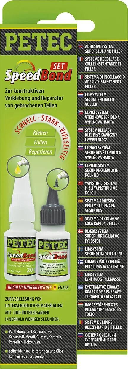 PETEC Hochleistungskleber Speedbond M.Filler