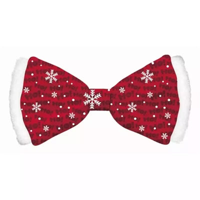 Viele Geschenke Weihnachtsletterfly Bow ho ho ho ho satin rot