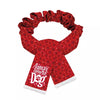 Viele Geschenke Weihnachten Schal Santa Lieblingshund Poot Red