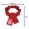 Viele Geschenke Weihnachten Schal Santa Lieblingshund Poot Red