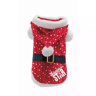 Viele Geschenke Weihnachten Hundestar Santa Star Red