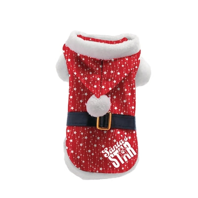 Viele Geschenke Weihnachten Hundestar Santa Star Red